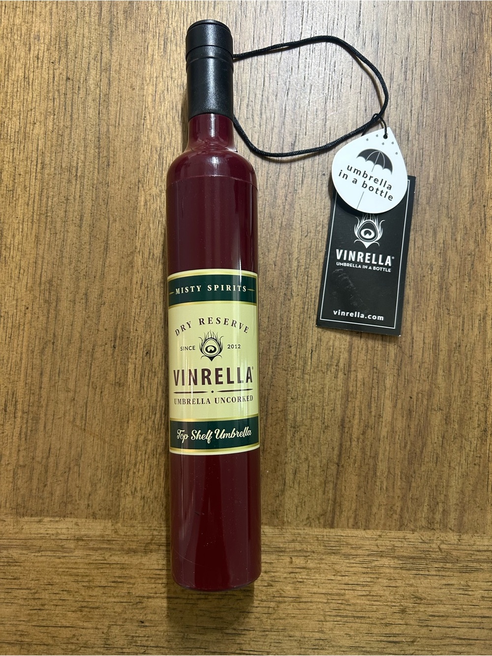 NWT Red Wine Bottle Umbrella